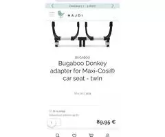 Bugaboo Donkey adapter za Maxi-Cosi - Slika 2